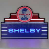 Shelby Cobra Art Deco Marquee LED Neon Sign - 39" x 28"