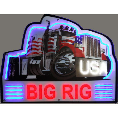 Big Rig LED Flex Rope Sign