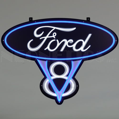 Ford V8 LED Flex Rope Sign