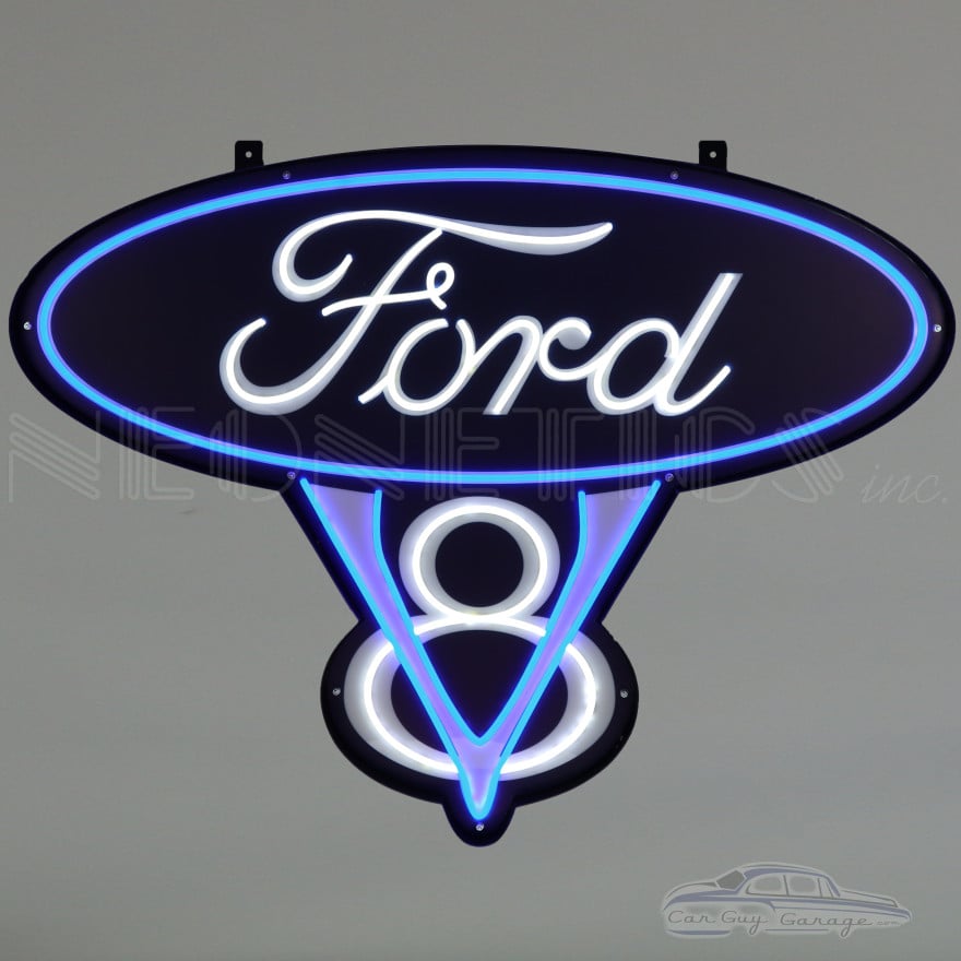 Ford V8 LED Flex Rope Sign Ford V8 LED Flex Rope Sign