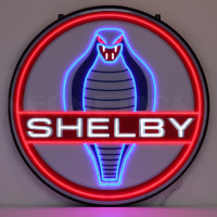 Shelby Cobra LED Neon Garage Sign - 36" Round