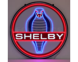 Shelby Round 36" LED Flex Rope Sign In Steel Can