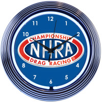NHRA Neon Clock