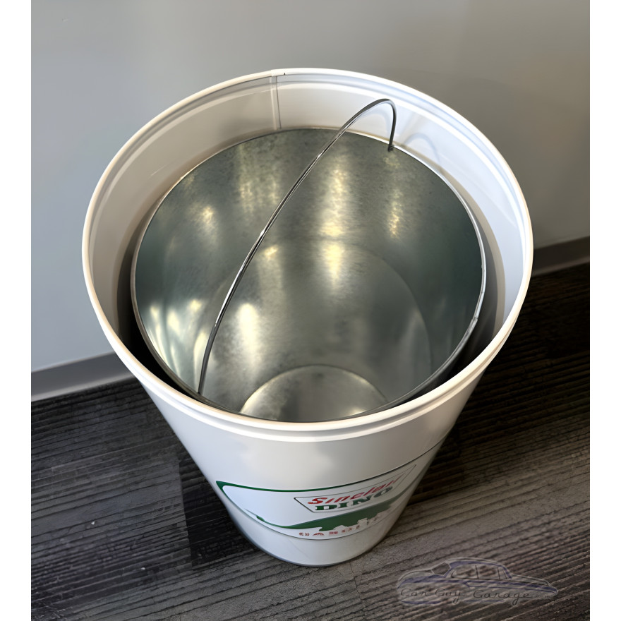 Sinclair Dino Metal Garbage Can Sinclair Dino Metal Garbage Can