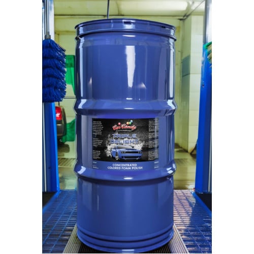 55 Gallons of Blue Foam Polish for Car Washes
