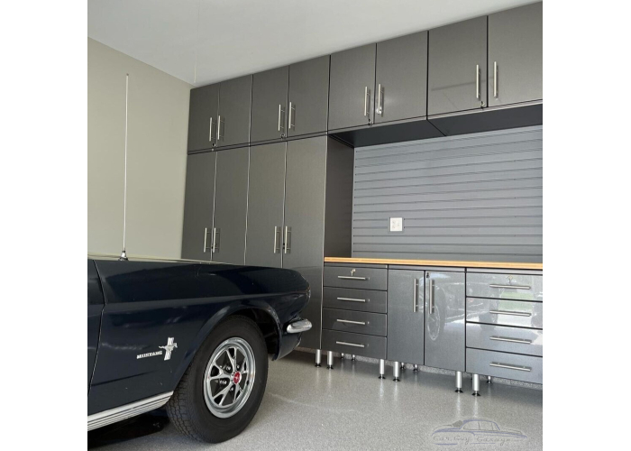 Grey Modular Tall 10 Piece Cabinet Set