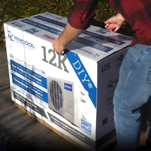 DIY Split Unit with AC and Heat 115V 12k BTU Wi-Fi Compatible