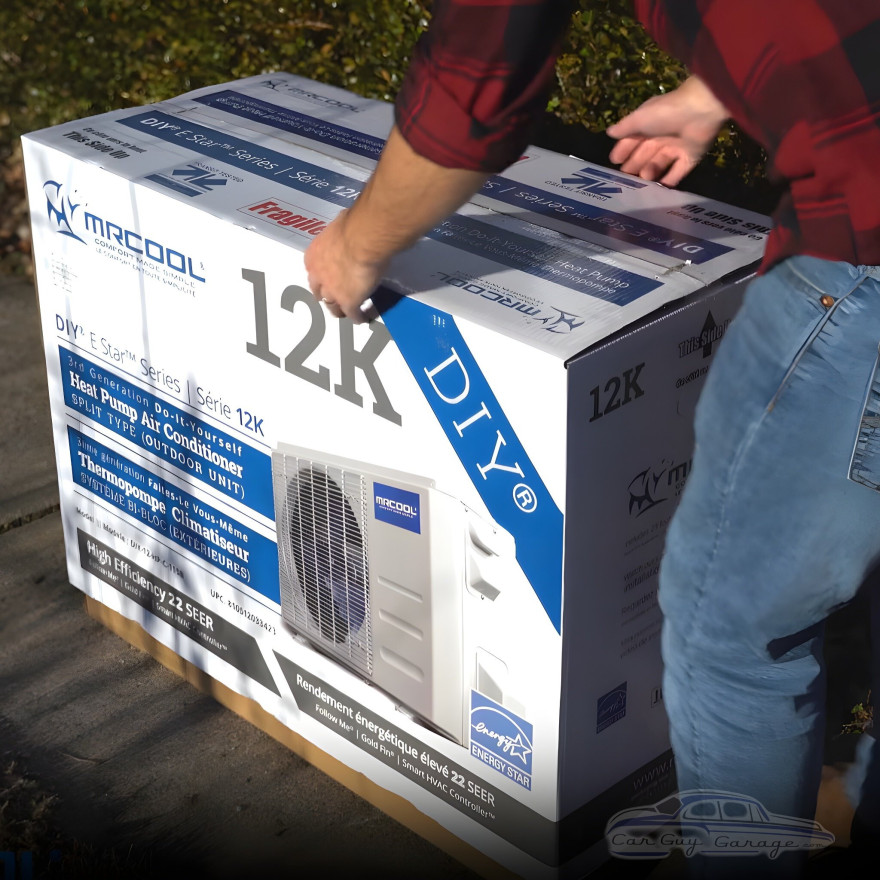 DIY Split Unit with AC and Heat 115V 12k BTU Wi-Fi Compatible