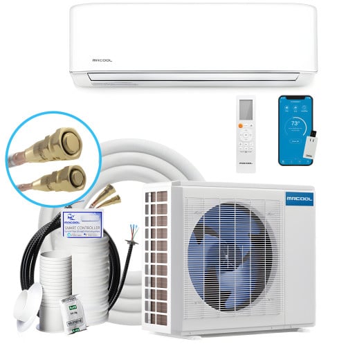 DIY Split Unit with AC and Heat 230V 36k BTU Wi-Fi Compatible
