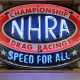 NHRA Speed For All Neon Sign in Steel Can