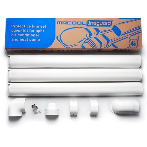 Exterior Line Cover for Ductless Mini Split Systems