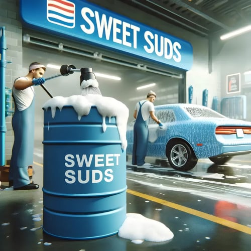 55 Gallons of Economy Car Wash