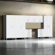 White Modular 9 Piece Set of Garage Cabinets White Modular 9 Piece Set of Garage Cabinets