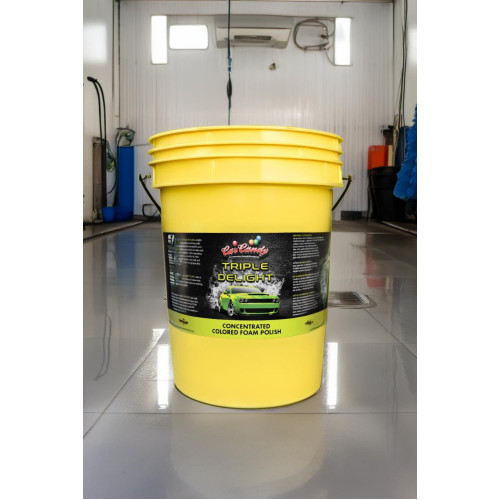 5 Gallons of Yellow Foam Polish for Car Washes