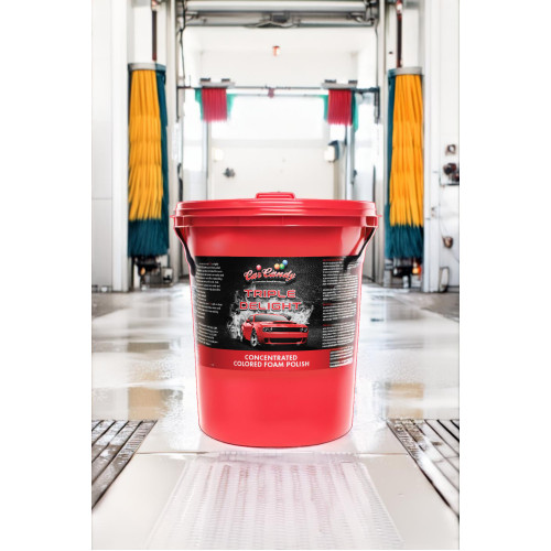 5 Gallons of Red Foam Polish for Car Washes