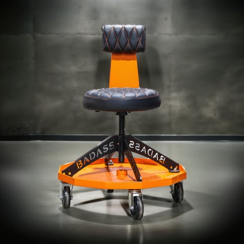Steel Garage Stool
