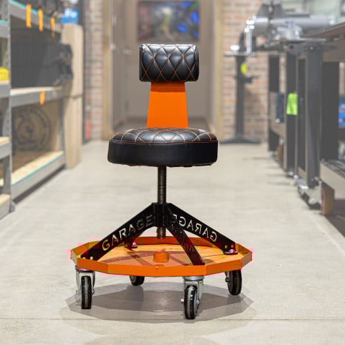 Steel Garage Stool