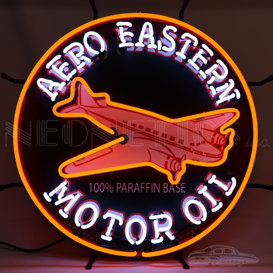Aero Eastern Motor Oil Neon Sign Aero Eastern Motor Oil Neon Sign