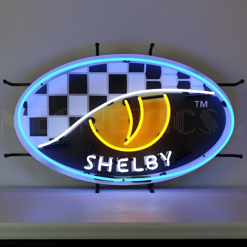 Shelby One Snake Eye Neon Sign