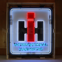 International Harvester IH Logo Neon Sign - 36" x 41"