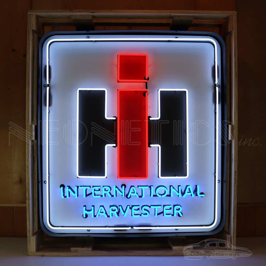 International Harvester IH Neon Sign International Harvester IH Neon Sign