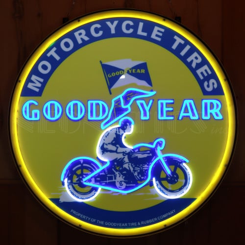 Goodyear Motorcycle Tires LED Flex Rope Sign