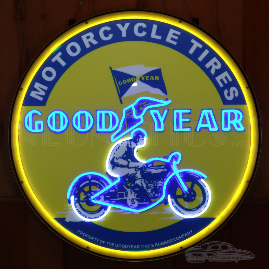 Goodyear Motorcycle Tires LED Flex Rope Sign Goodyear Motorcycle Tires LED Flex Rope Sign