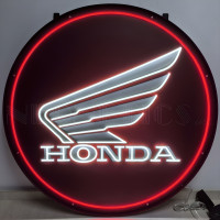 Honda Wings LED Neon Sign - 36" Round
