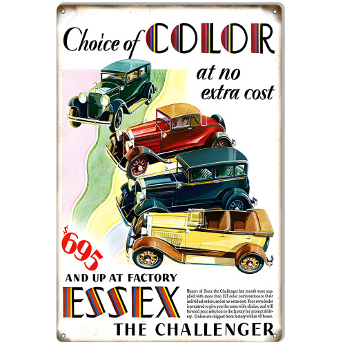 Essex The Challenger Metal Sign - 12" x 18"