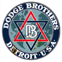 Dodge Bros Detroit Garage Shop Metal Sign - 14" x 14"