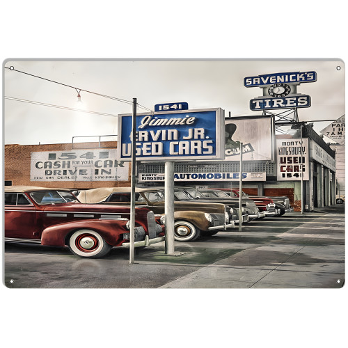 1942 Used Cars For Sale In Los Angeles Metal Sign - 12" x 18"