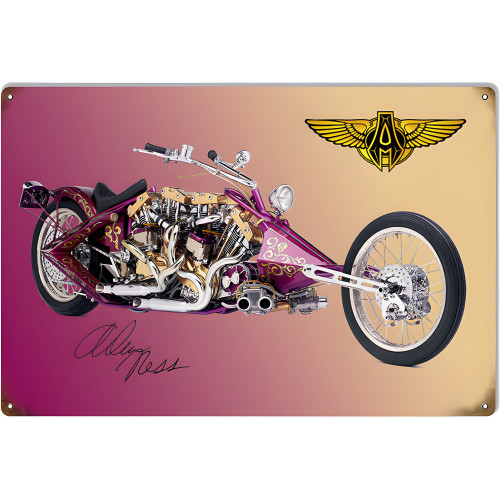 Stretched Front End Custom One Off Metal Sign - 12" x 18"