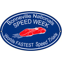 Bonneville Nationals Speed Week Worlds Fastest Speed Trials Metal Sign - 9" x 14"
