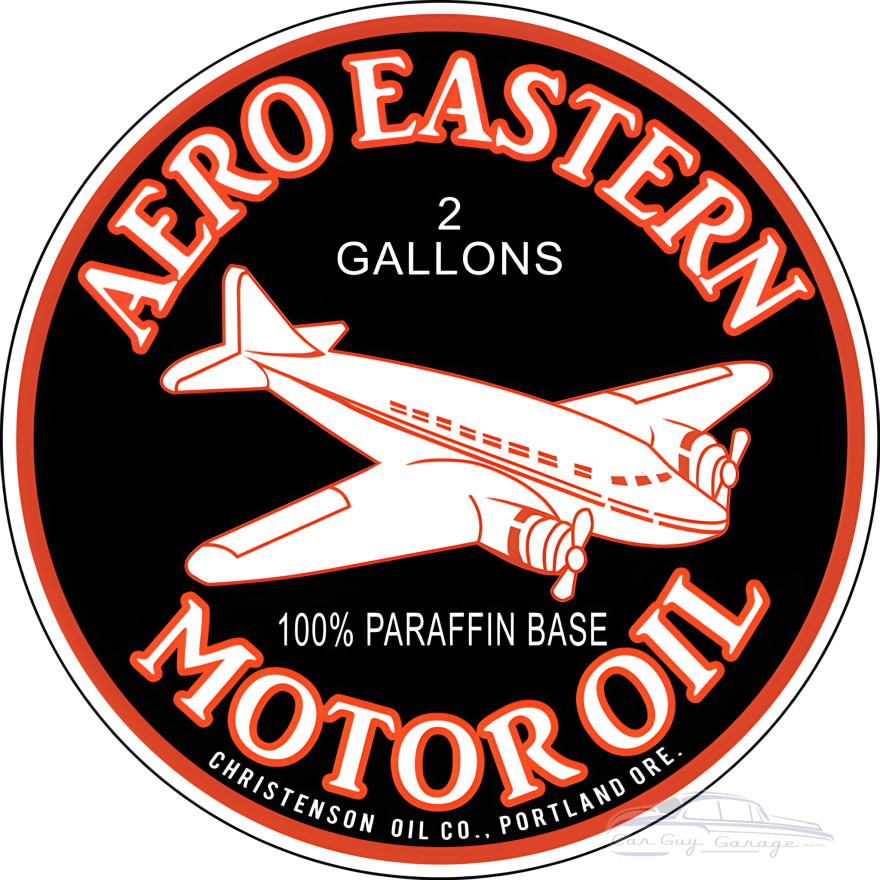 Aero Eastern Motor Oil Metal Sign - 14" Round Aero Eastern Motor Oil Metal Sign - 14" Round