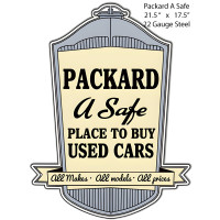 Packard Reproduction Laser Cut Out Metal Sign - 17.5" x 21.5"