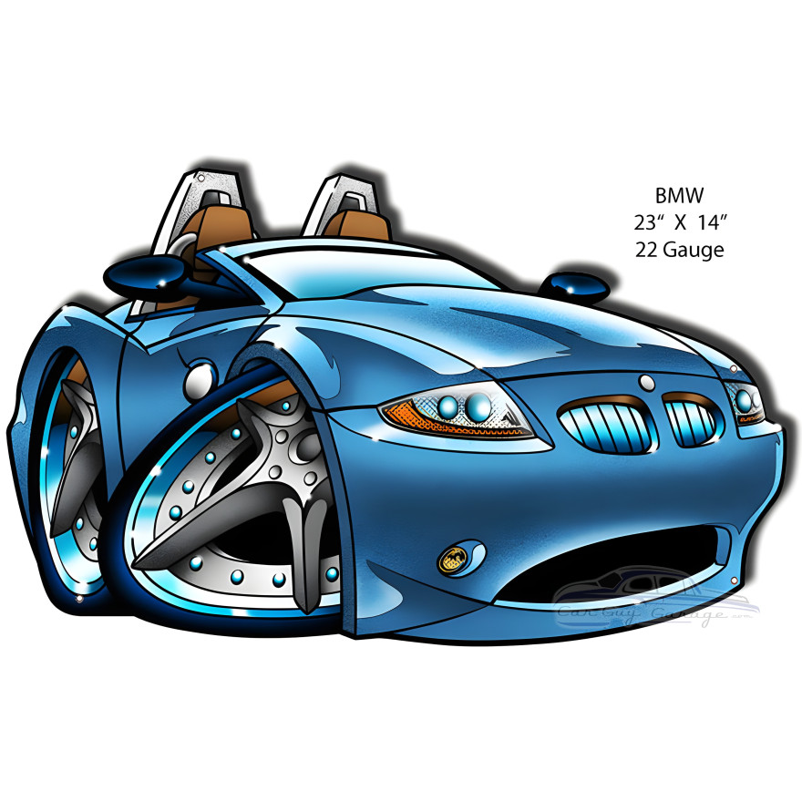 BMW Metal Sign - 14" x 23" BMW Metal Sign - 14" x 23"