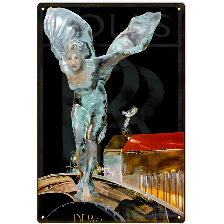 Ice Angel Automobile Metal Sign - 12" x 18" Ice Angel Automobile Metal Sign - 12" x 18"