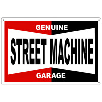 Genuine Hot Rod Garage Reproduction Metal Sign - 16" x 24"