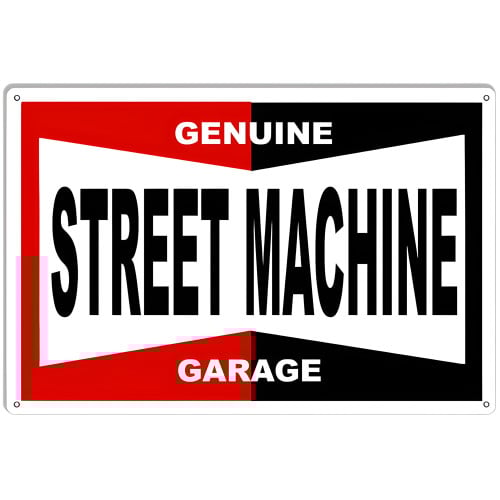 Genuine Hot Rod Garage Reproduction Metal Sign - 16" x 24"