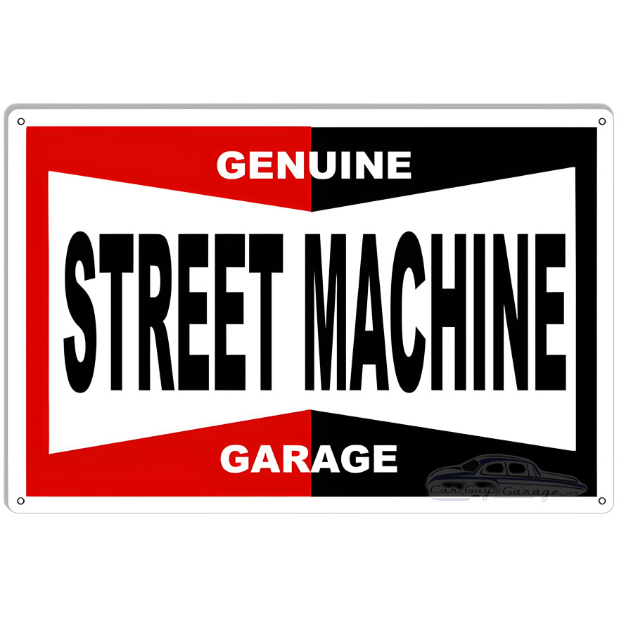 Genuine Hot Rod Garage Reproduction Metal Sign - 16" x 24" Genuine Hot Rod Garage Reproduction Metal Sign - 16" x 24"