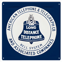 American Telephone & Telegraph Co. Metal Sign - 12" x 18"