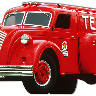 Texaco Vehicles Vintage Texaco Truck Reproduction Metal Sign - 11