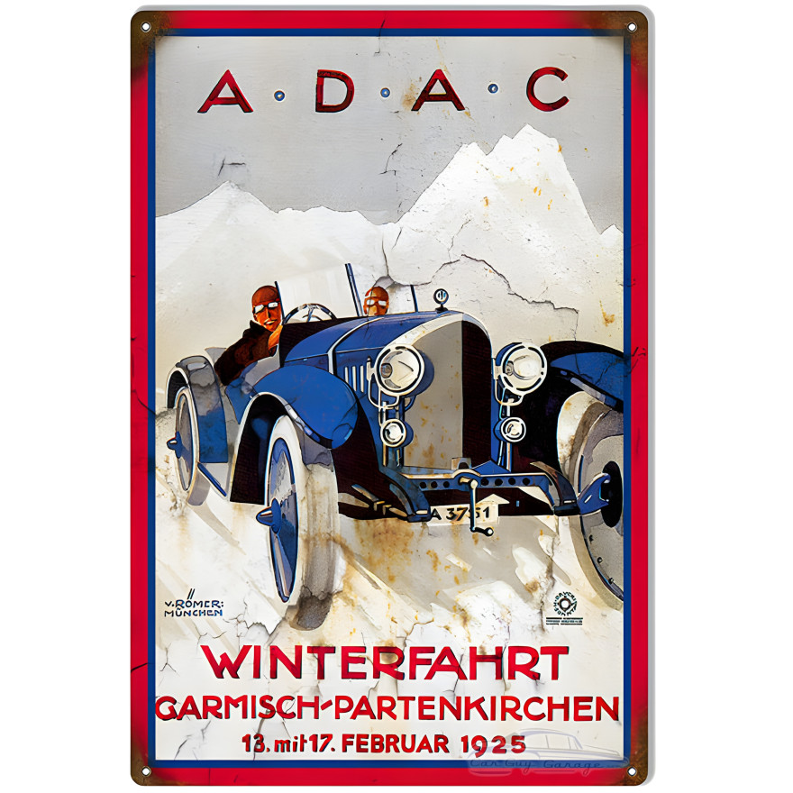 Winterfahrt Vintage Car Reproduction Garage Shop Metal Sign - 12" x 18" Winterfahrt Vintage Car Reproduction Garage Shop Metal Sign - 12" x 18"