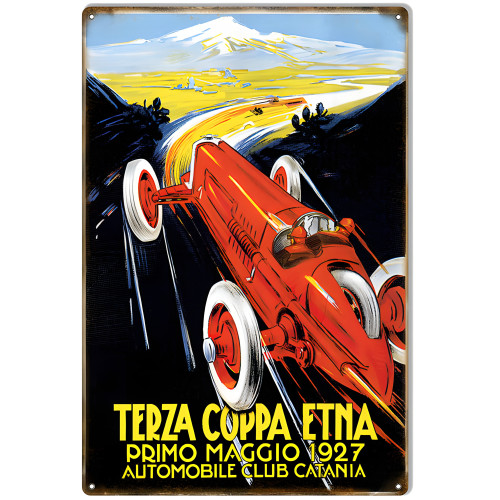 Automobile Club Speedway Metal Sign - 12" x 18"