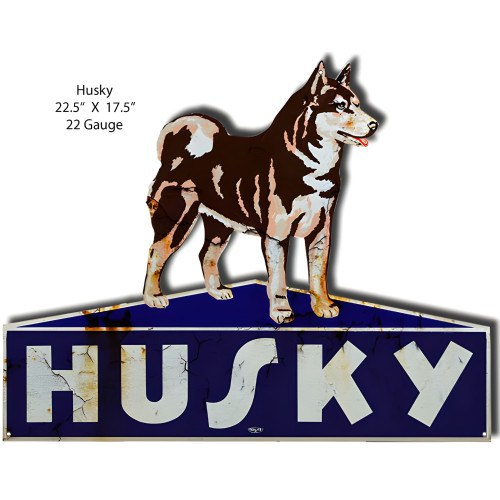 Husky Garage Shop Metal Sign - 17.5" x 22.5"