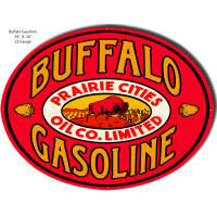 Buffalo Gasoline Metal Sign - 26" x 34"