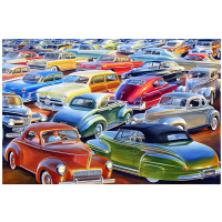Hot Rod Collection Reproduction Garage Shop Metal Sign - 12" x 18"
