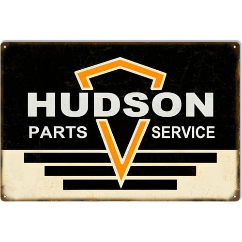 Hudson Parts And Service Garage Shop Metal Sign - 12" x 18"