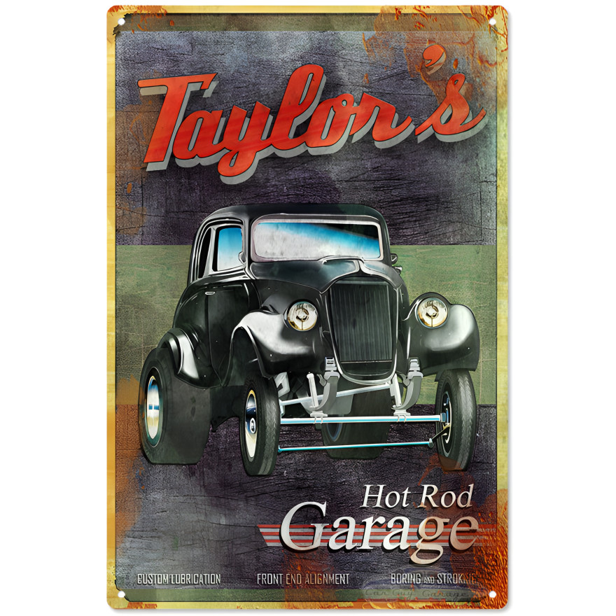 Reproduction Rust Looking Garage Metal Sign - 12" x 18" Reproduction Rust Looking Garage Metal Sign - 12" x 18"