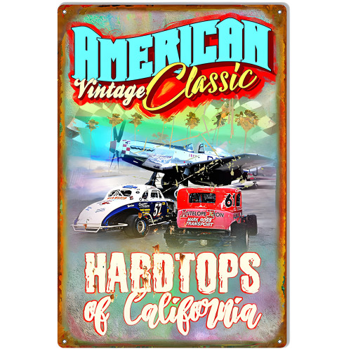 American Vintage Classics Metal Sign - 12" x 18"